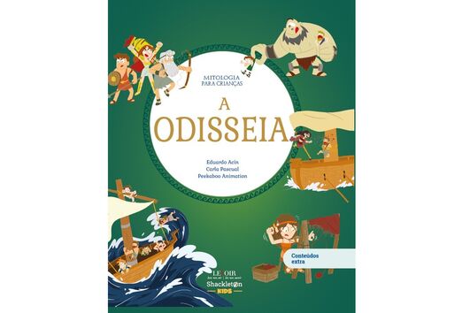 A Odisseia: Mitologia para crianças com ilustrações de Eduardo Acín e Carla Pascual
