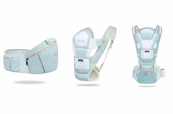Porta-bebé multifuncional e ergonómico