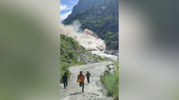 Trabalhador filma momento em que escapa de enxurrada no Nepal   