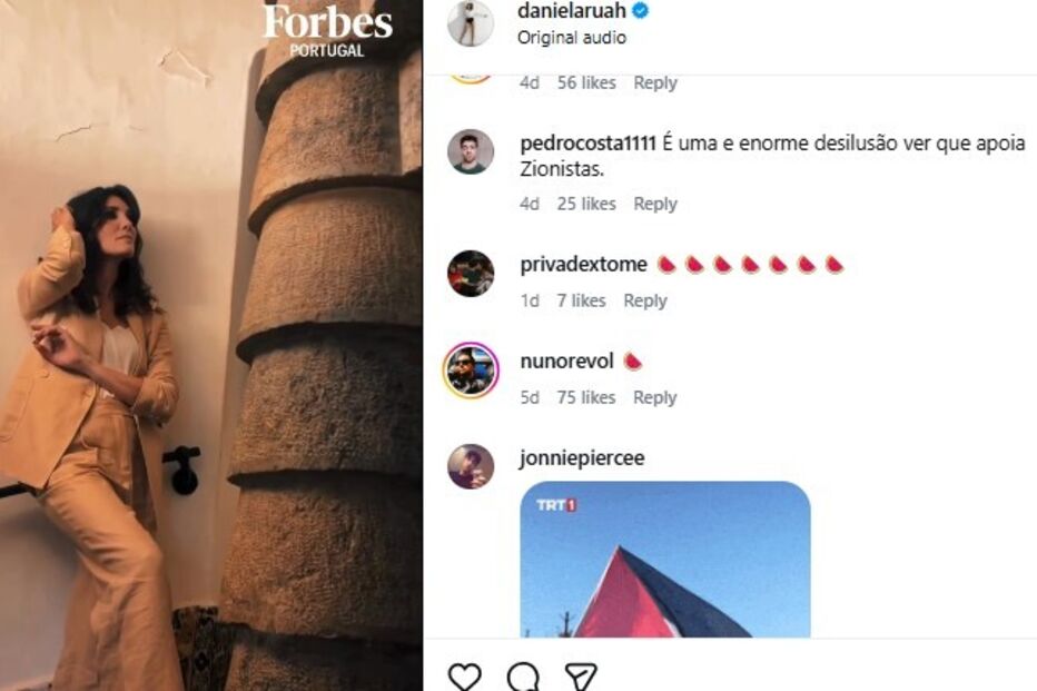 Daniela Ruah criticada