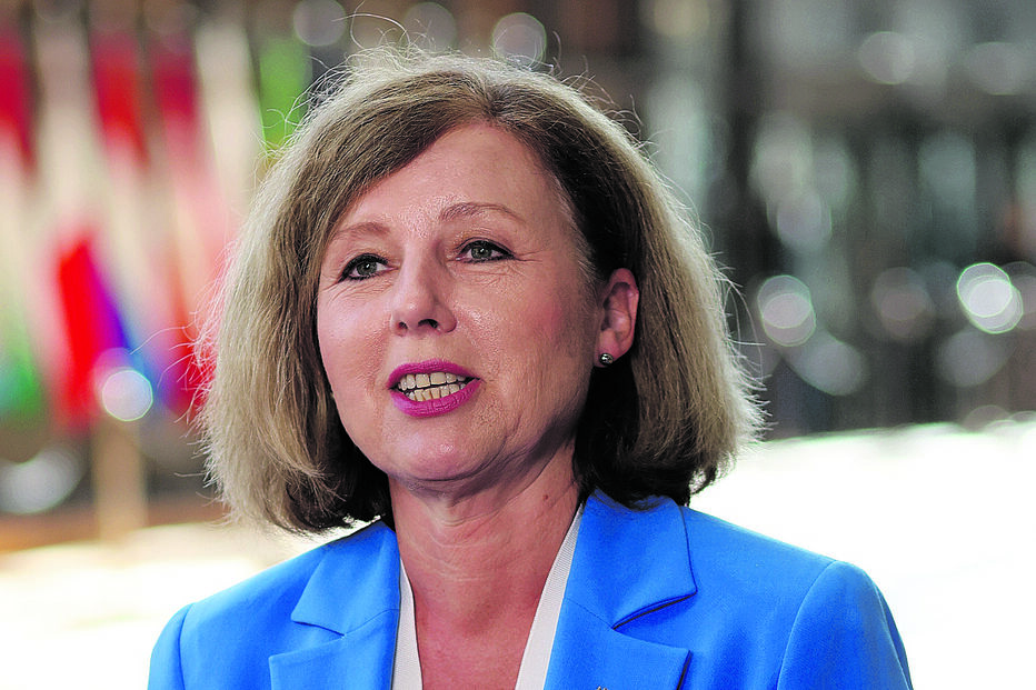 Antiga vice-presidente da Comissão Europeia Vera Jourová