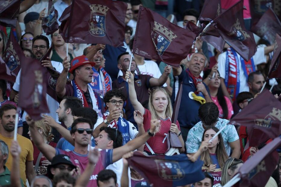 Adeptos do Torreense no jogo da Supertaça