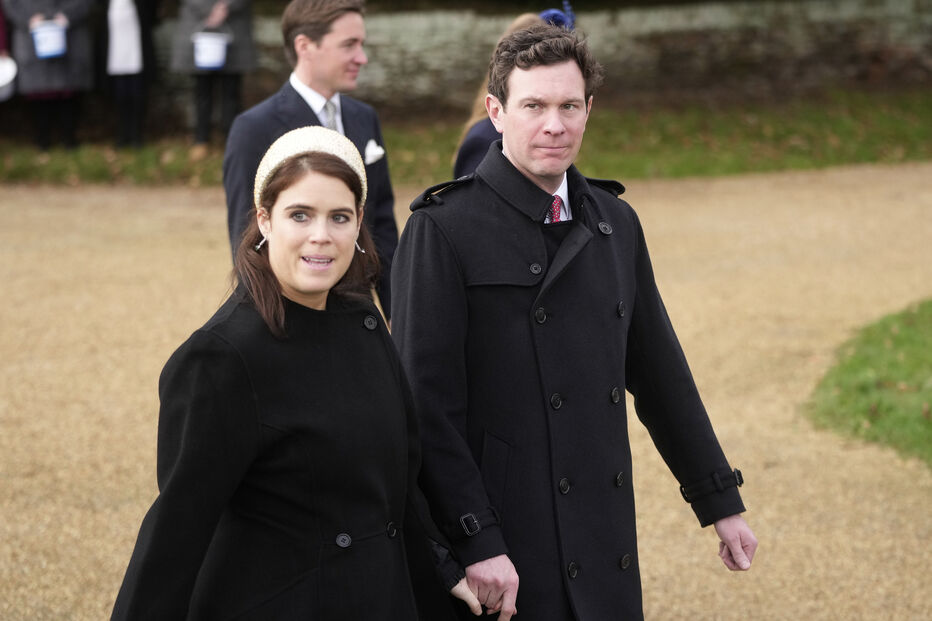 Princesa Eugenie deu esta segunda-feira à luz o seu terceiro filho com Brooksbank  