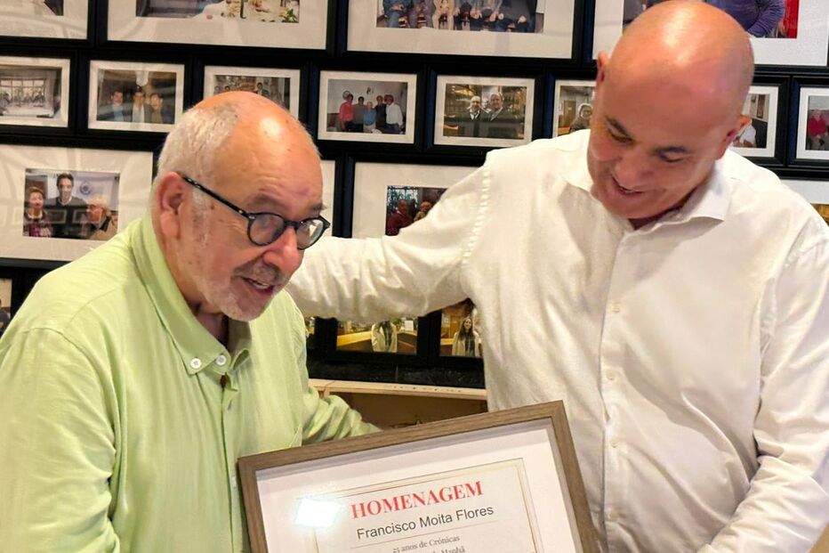 Correio da Manhã homenageia Francisco Moita Flores pelos 25 anos de colaboração