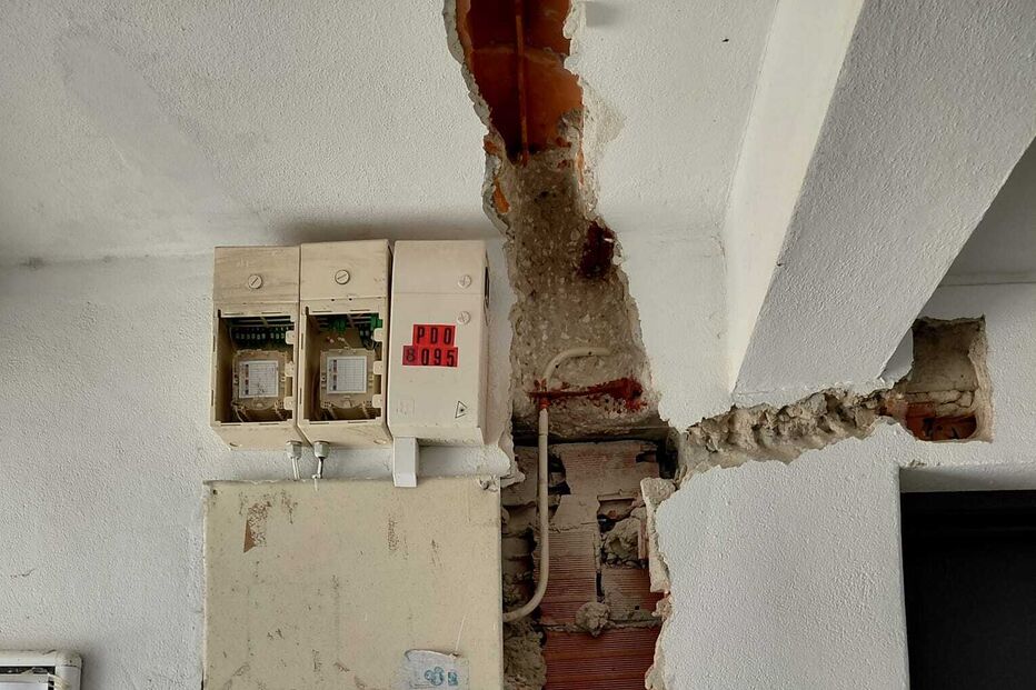 Casa fornecida pela CMA, para onde a família se recusa a ir