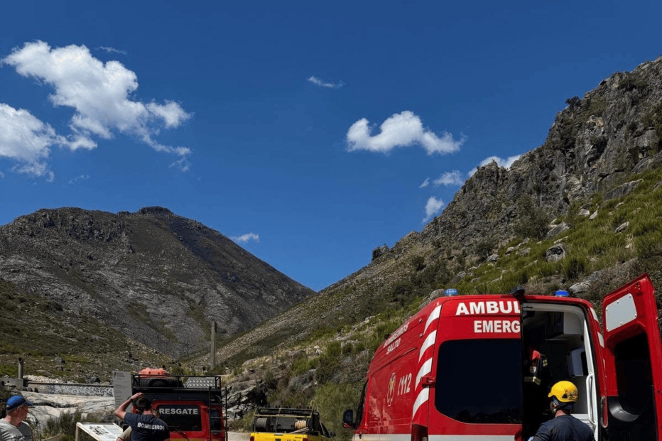 Cidadão francês foi resgatado, esta quinta-feira, após queda nas Sete Lagoas no Gerês