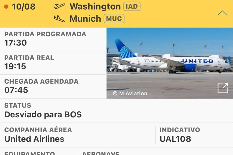 Voo United Airlines 