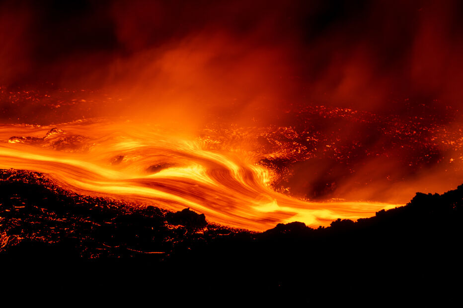 Erupção do monte Etna, Itália