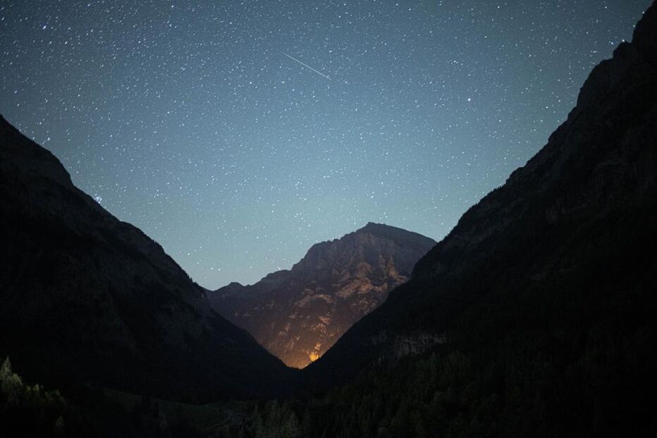 Perseidas observada na Suíça