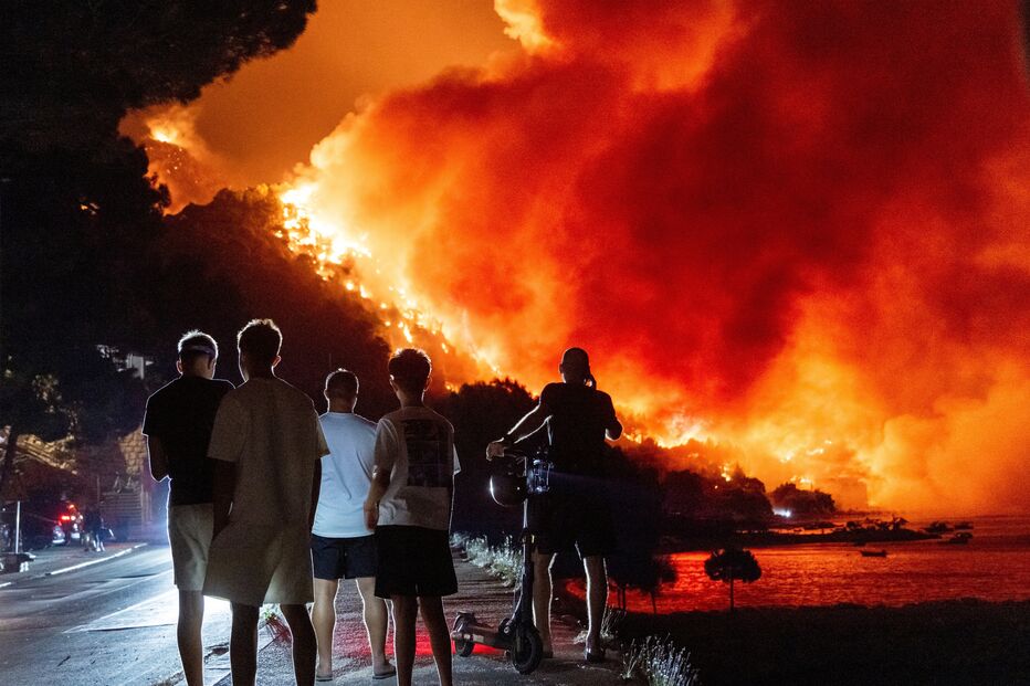 Incêndios na Croácia