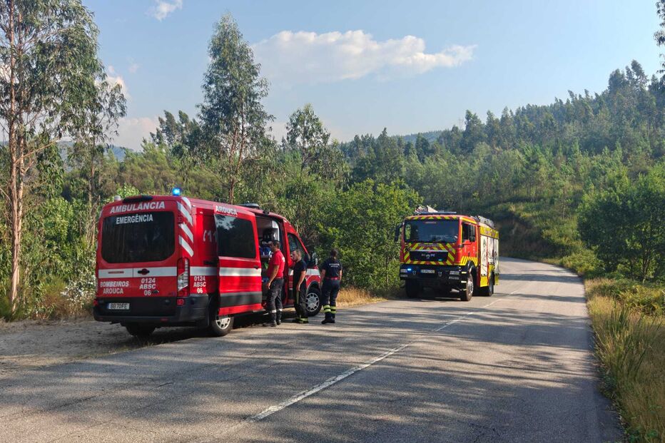 Um ferido em despiste de carro em Arouca