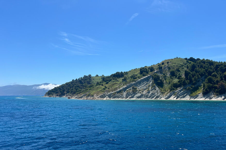 Ilha protegida de Sazan, na Albânia