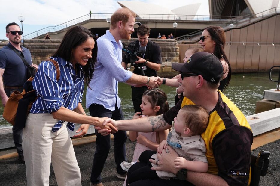 Meghan and Prince Harry, the Duke and Duchess of Sussex,