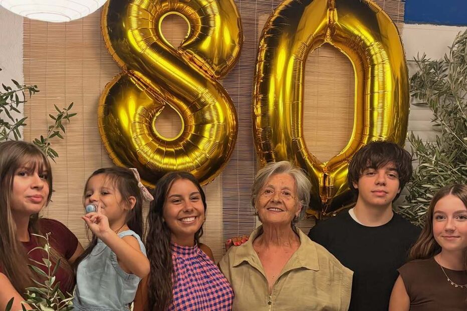 Maria Marcelina celebra o 80.º aniversário com filhos e netos