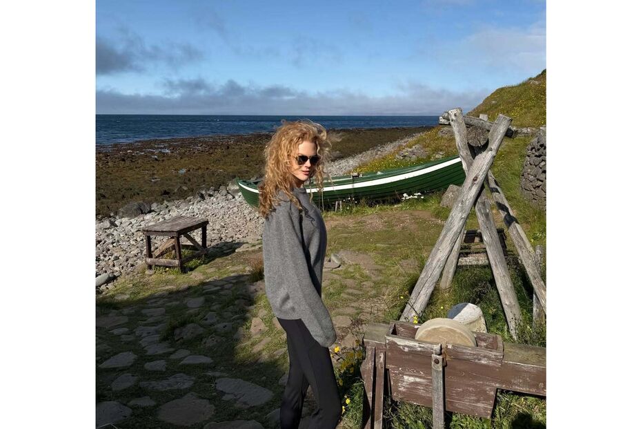 Nicole Kidman aproveita férias na Islândia