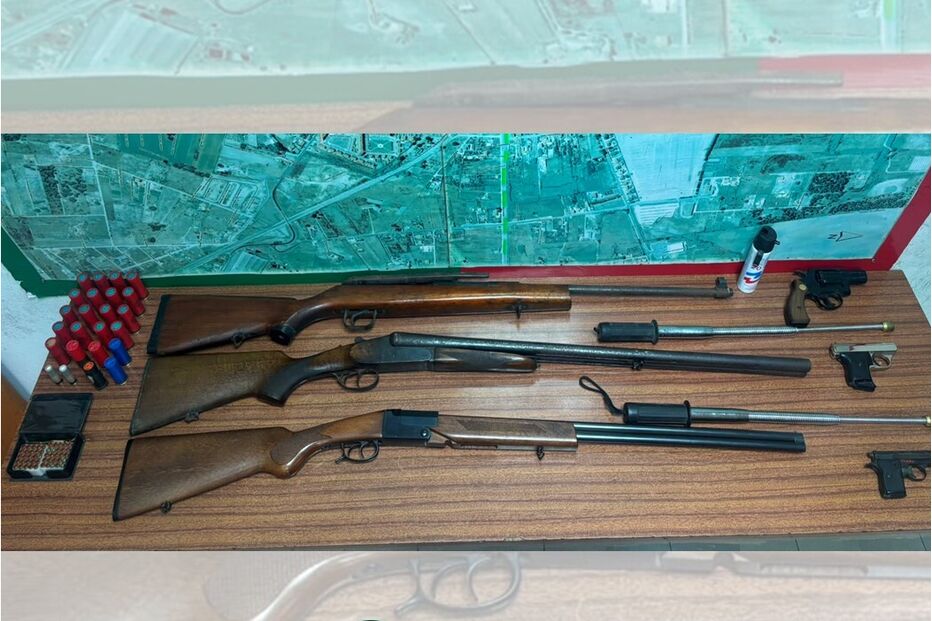 GNR apreendeu armas de fogo e munições