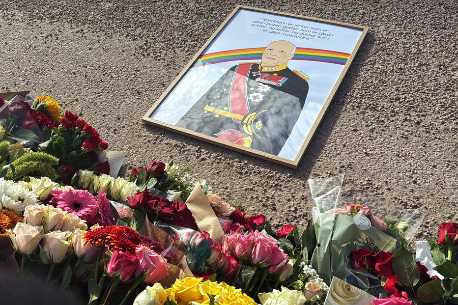 Homenagem ao rei Harald V em Oslo