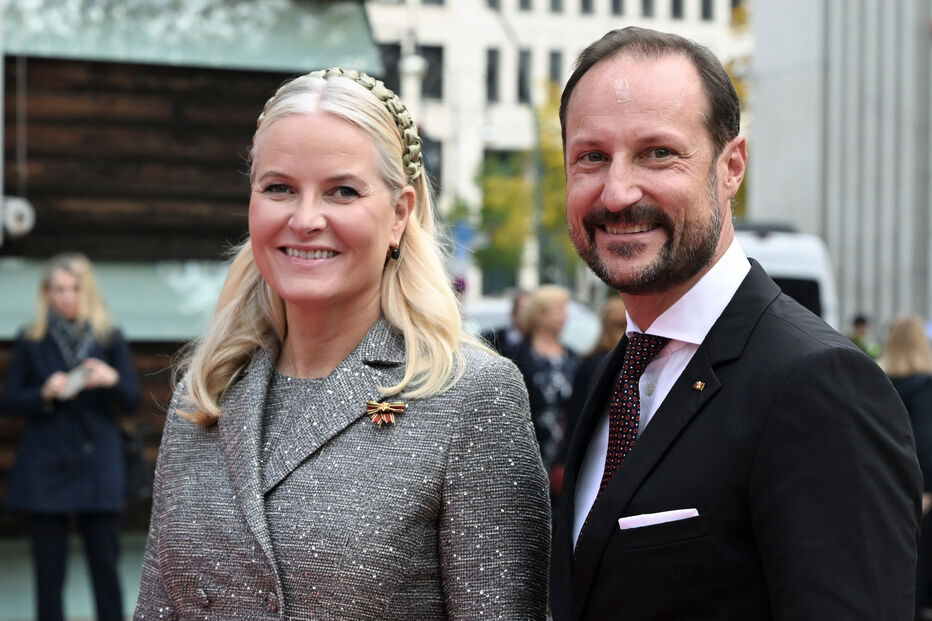 FILED - 21 October 2024, Berlin: Norwegian Crown Princess Mette-Marit and Crown Prince Haakon attended a celebration marking the 25th