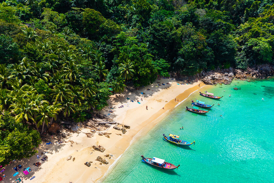 Praia na Tailândia 