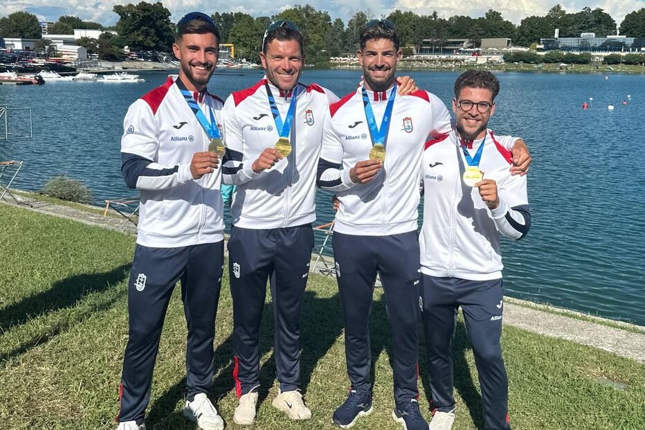Canoístas portugueses foram campeões do mundo em 2025