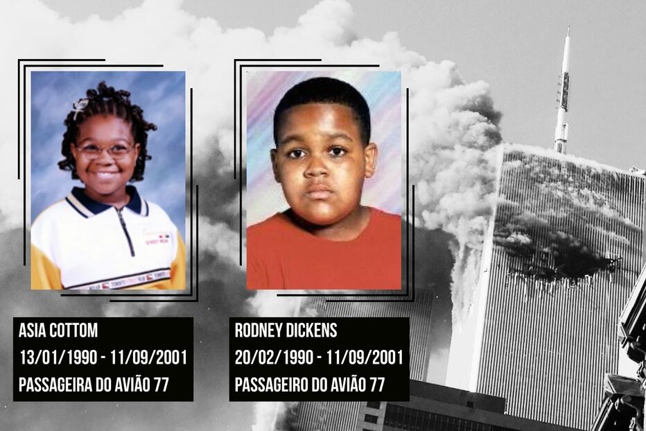 Asia Cottom e Rodney Dickens tinham 11 anos. Seguiam a bordo do avião que embateu contra o Pentágono