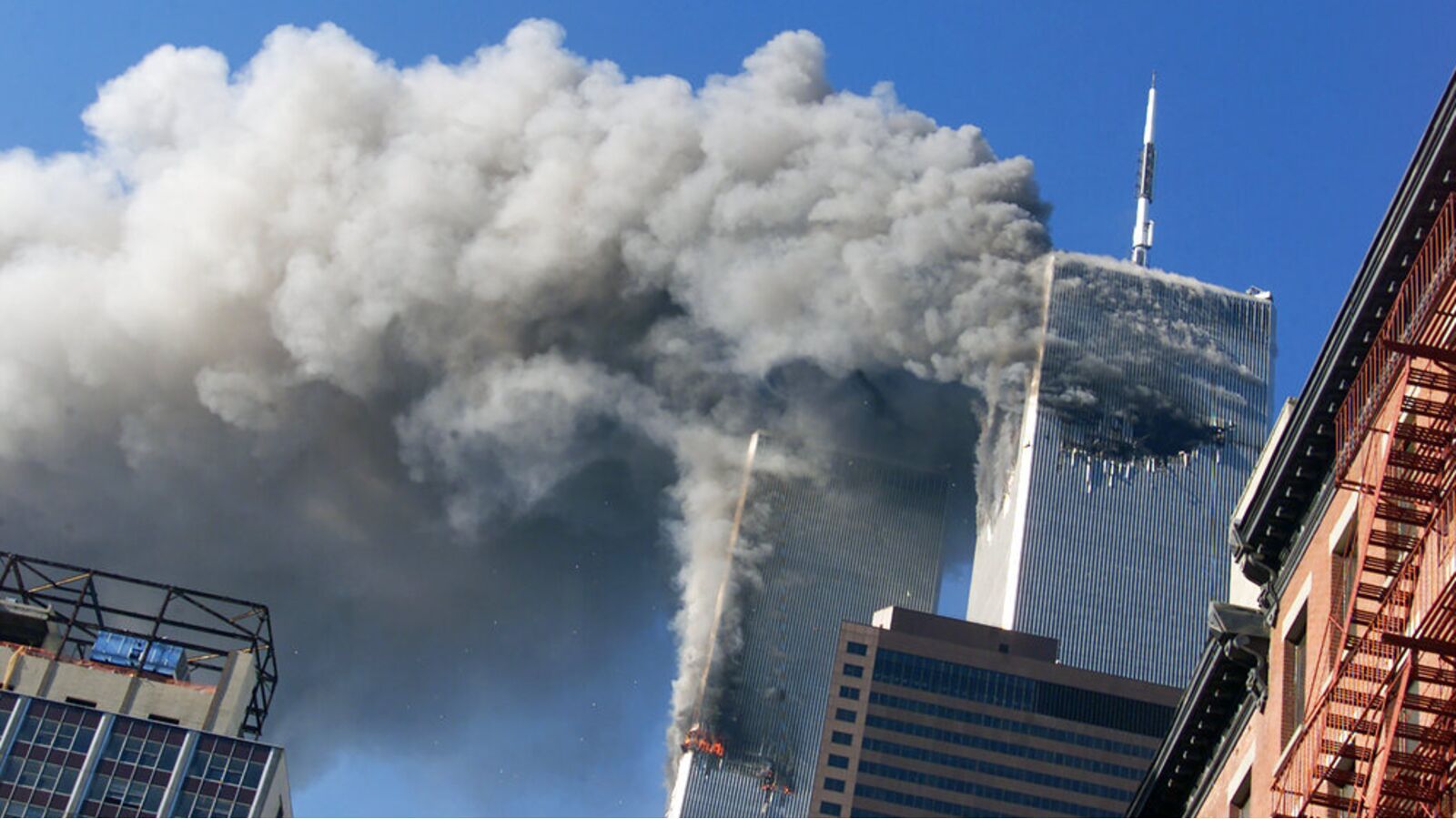 Ataque às torres gémeas do World Trade Center a 11 de Setembro de 2001, em Nova Iorque