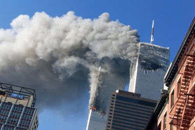 Ataque às torres gémeas do World Trade Center a 11 de Setembro de 2001, em Nova Iorque