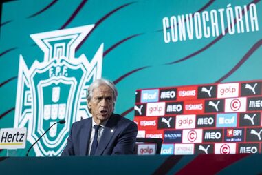 Jorge Jesus na primeira convocatória como selecionador nacional