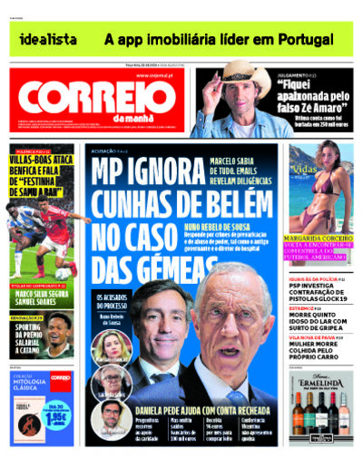 Capa de terça-feira, 29 de setembro de 2026