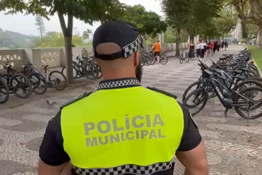 As bicicletas apreendidas em Sintra