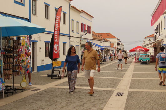 António José Seguro de férias em Porto Covo