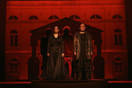 Bárbara Branco e José Raposo em 'Macbeth'