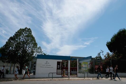 Escola Secundária José Augusto Lucas, em Linda-a-Velha, no concelho de Oeiras
