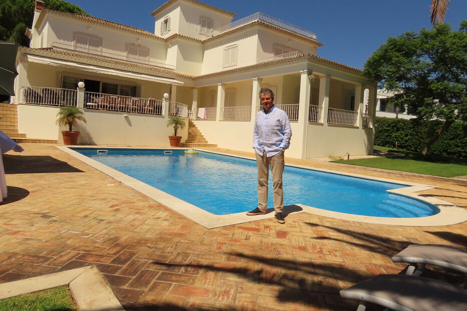 José Maria Tallon com a família na Quinta do Lago