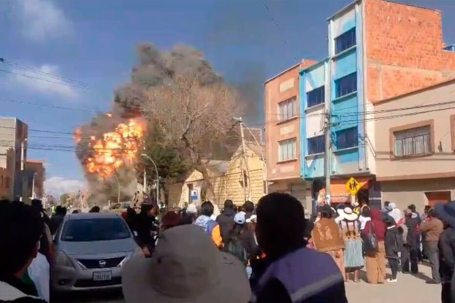 Explosão num quartel na Bolívia