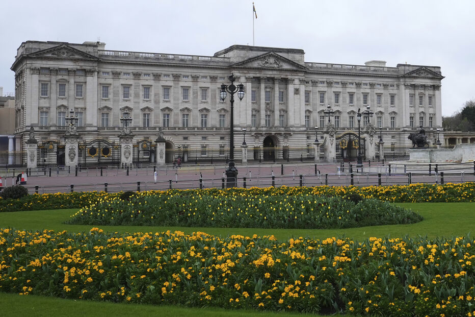 O Palácio de Buckingham em Londres