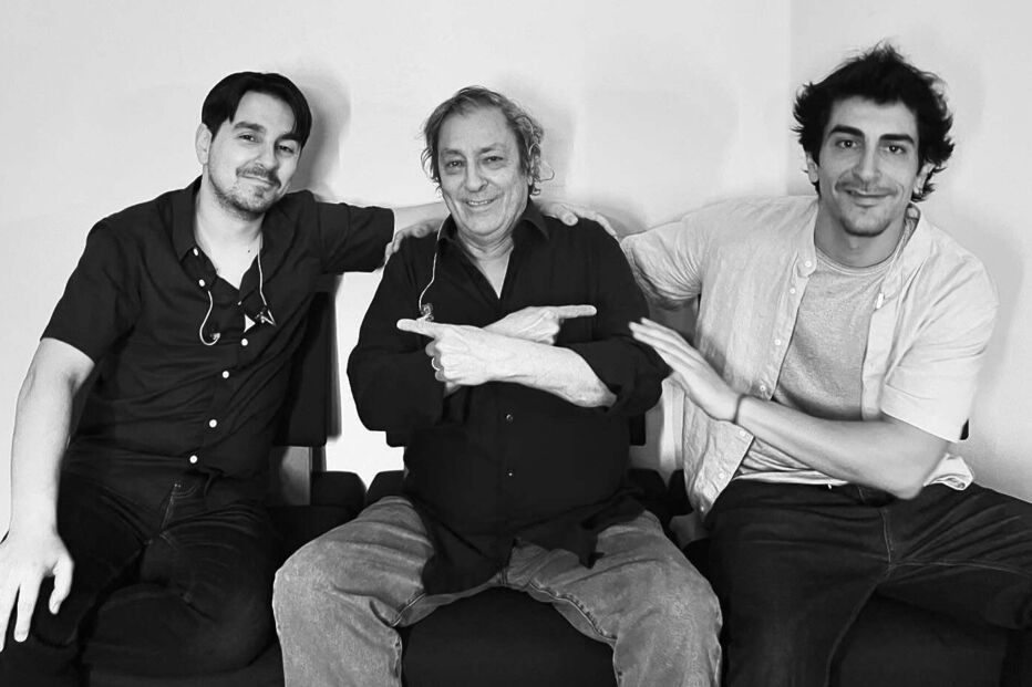 Jorge Palma com os filhos, Francisco e Vicente