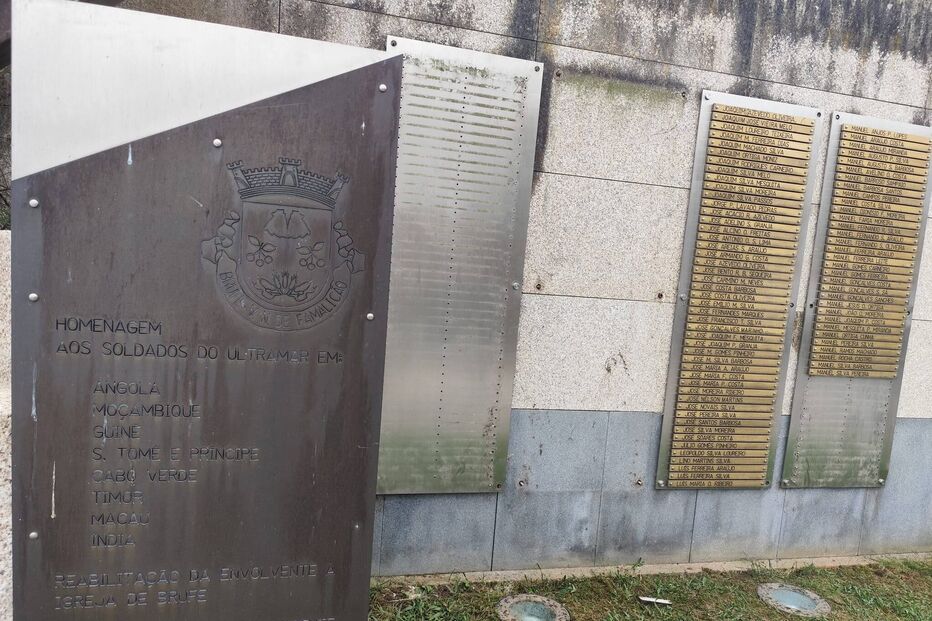 Memorial em homenagem aos antigos combatentes do Ultramar vandalizado pela segunda vez em Famalicão 