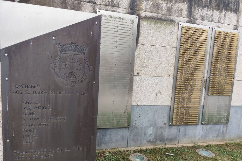 Memorial em homenagem aos antigos combatentes do Ultramar vandalizado pela segunda vez em Famalicão 
