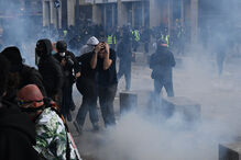 Manifestações em Paris, França