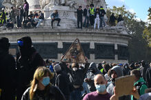 Manifestações em Paris, França
