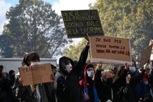 Manifestações em Paris, França