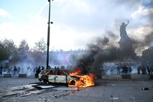 Manifestações em Paris, França