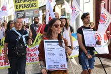 Protesto em Coimbra contra o aumento do custo de vida 