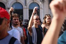 Protesto em Coimbra contra o aumento do custo de vida 
