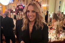 Paula Amorim em festa de luxo no Palácio de Queluz
