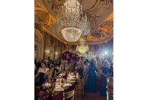 Paula Amorim em festa de luxo no Palácio de Queluz