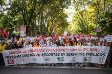 Espanhóis manifestaram-se em defesa do sistema público de pensões 