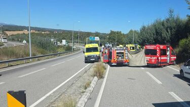 IP3 cortado em Santa Comba Dão devido a despiste de um carro