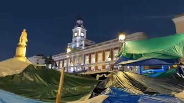 Nem a chuva desmobiliza os manifestantes em Madrid. Milhares acampam no centro da cidade  